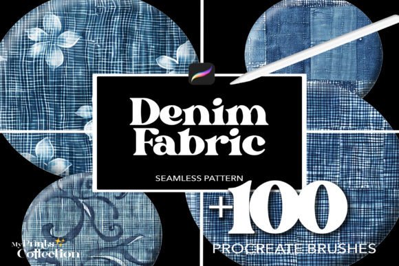 100 Procreate Denim Fabric Brushes: A Textile Revolution for Digital Artists