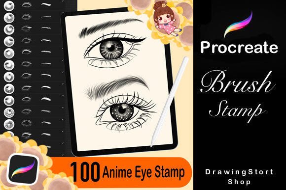 100 Procreate Eyes Stamp Brushes: A Practical Evaluation for Digital Artists