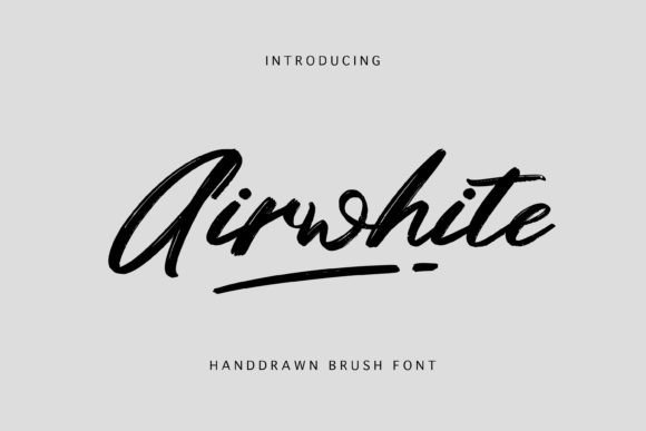 Airwhite: An Elegant Script Font for Every Creator