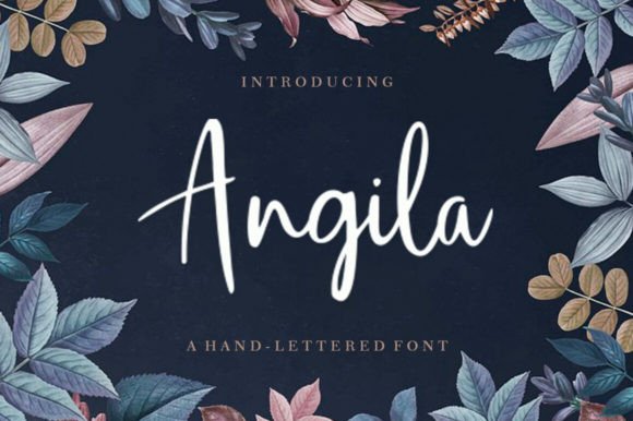 Angila Script: A Vibrant Hand-Drawn Font for Every Creator