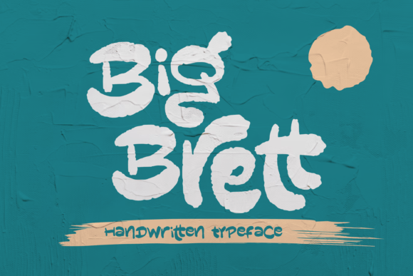 Big Brett: The Playful Handwritten Font That Brings Life to Your Designs