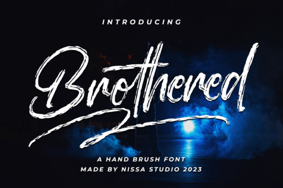 Brothered: A Bold Handwritten Brush Font for Confident Design