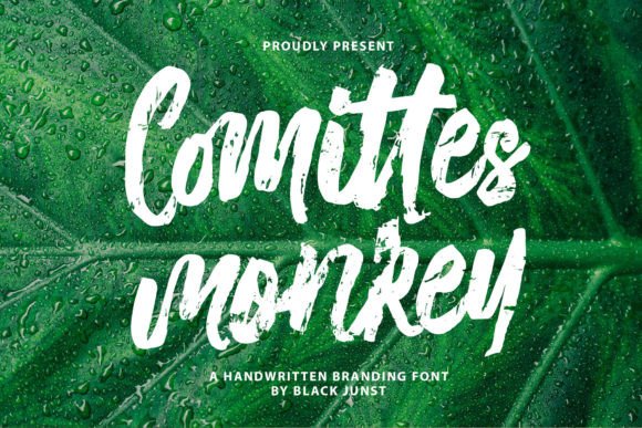 Comittes Monkey: A Bold Typography Choice