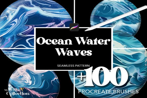 Dive Into the Digital Depths: Mastering Procreate Water Ocean Waves Brushes