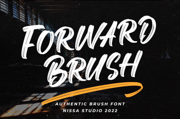 Forward Brush: A Bold Display Font for Modern Headlines