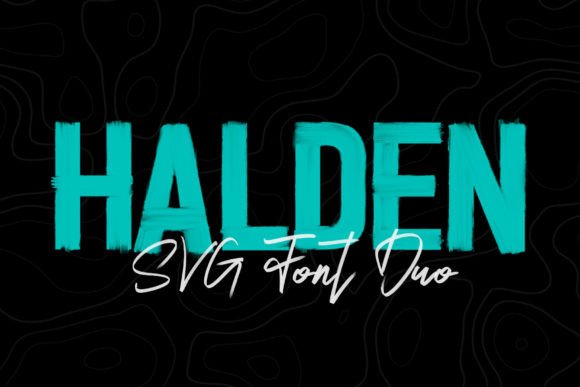 Halden: The Hand-Brushed SVG Font That Redefines Bold Typography