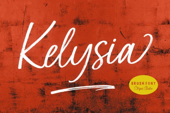 Kelysia: A Super Casual Hand-Brushed Script