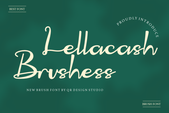Lellacash Brushess: Bold Typography for Branding