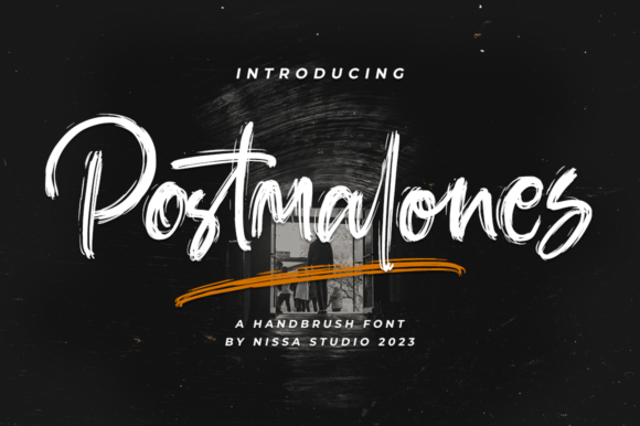 Postmalones: A Bold Brushed Handwritten Font for Creative Impact