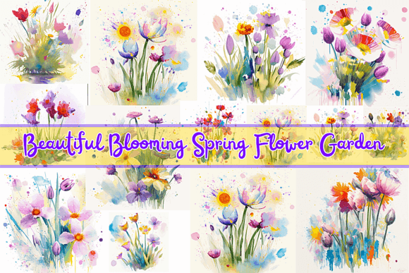 Revitalizing Digital Design with the Beautiful Watercolor Floral Bundle