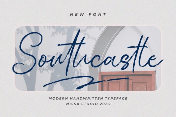 Southcastle: A Bold Brushed Display Font for Modern Branding