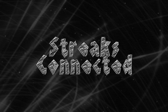 Streaks Connected: A Brushed Script Font for Authentic Branding