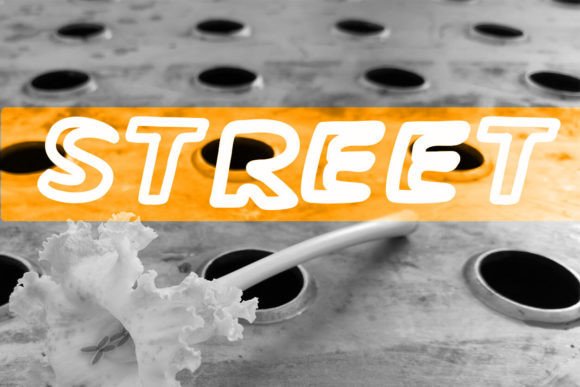 Street: A Brushed Display Font That Demands Careful Application