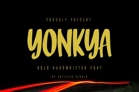 Yonkya: The Urban Brushstroke Redefining Modern Typography