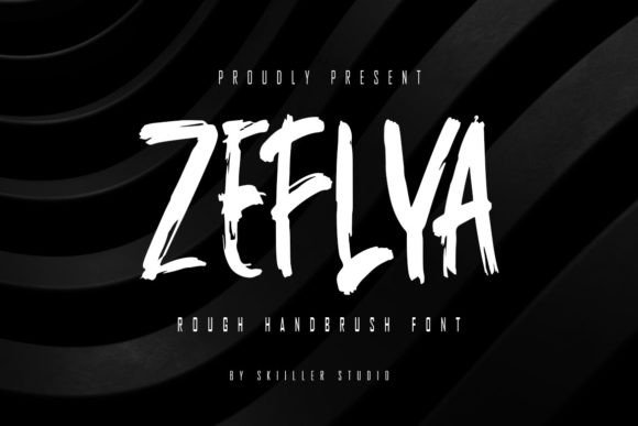 Zeflya: A Strategic Approach to Textured Typography in Brand Design