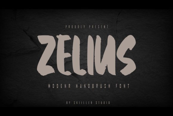 Zelius: A Bold Brushed Handwritten Font for Modern Brands
