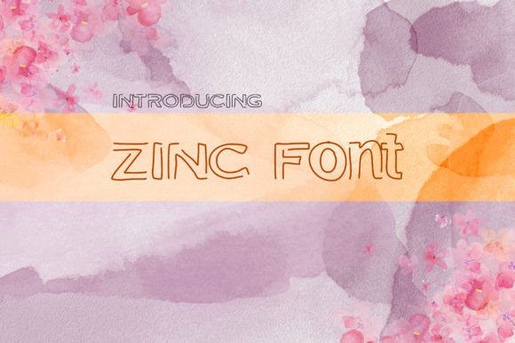 Zinc: A Whimsical Brushed Serif That Brightens Your Designs